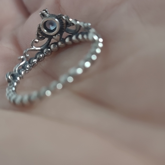 Size 7- Disney Cinderella Blue Tiara Ring - Picture 10 of 14